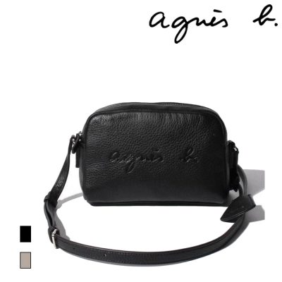 agnes b. アニエスベー ショルダーバッグ レディース スタイリッシュショルダーバッグ ポシェット レザー バッグ