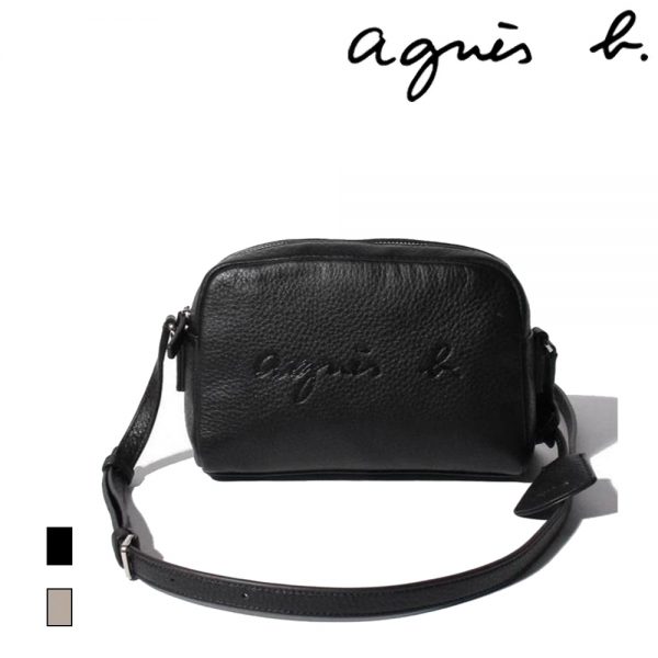 agnes b. アニエスベー ショルダーバッグ レディース スタイリッシュショルダーバッグ ポシェット レザー バッグ