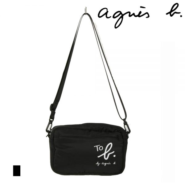 agnes b. アニエスベー ショルダーバッグ バッグ パフィー ショルダーバッグ ブラック レディース